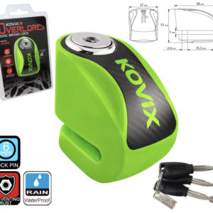 Blokada tarczy hamulcowej  KOVIX KNN1 fluo zielony