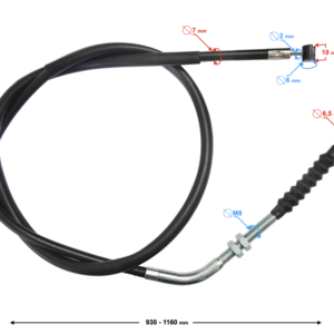 (HURT) Linka sprzęgła do motocykla Classic 125 / E5