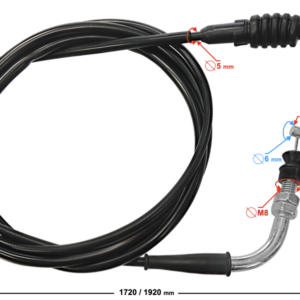 (HURT) Linka gazu do skutera B-Max