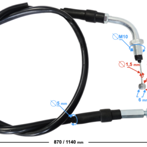 (HURT) Linka gazu GT 125