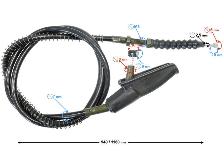 (HURT) Linka sprzęgła Hyper 125