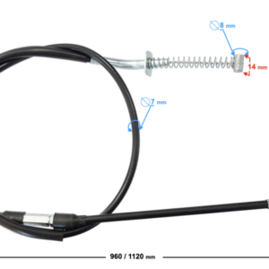 (HURT) Linka hamulca przedniego ATV Thor/Rocky 125