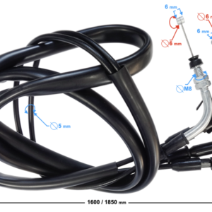 (HURT) Linka gazu podwójna X-trail 125