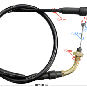 (HURT) Linka gazu do motoroweru Sprint/Fighter/Volcano 50 / Euro 5
