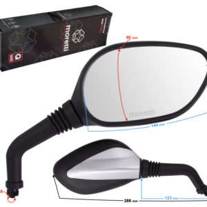 Lusterka R+R (średnica gwintu 8mm) do skutera Challenger 2 z homologacją