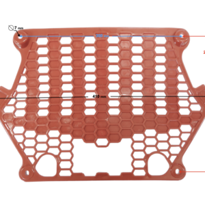 Obudowa - siatka obudowy przedniej, czerwona  Braver 300