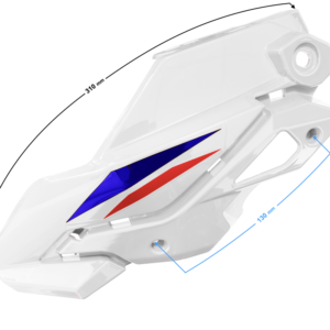 Obudowa reflektora lewa cz. 1 biała GT 125