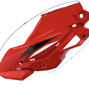 Obudowa reflektora lewa cz. 1 czerwona GT 125
