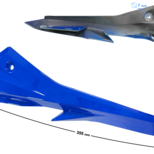Obudowa reflektora lewa cz. 3 niebieska GT 125