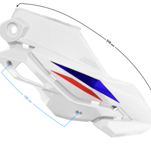 Obudowa reflektora prawa cz. 1 biała GT 125
