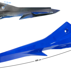 Obudowa reflektora prawa cz. 3 niebieska GT 125