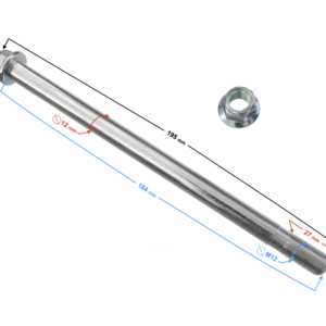 Oś koła przedniego do skutera Tres