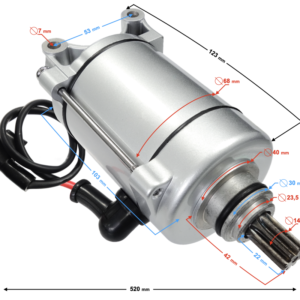 Elektrostarter CG200 11 zębów