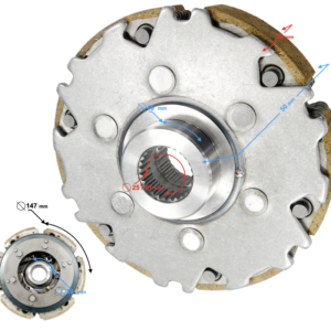 (HURT) Sprzęgło do Hisun Sector 550 (P0040002111A0150)
