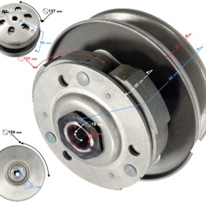 (HURT) Sprzęgło X-trail 125