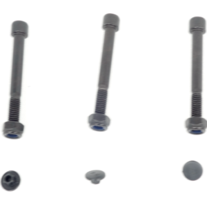 Zestaw 3 śrub mocujących z nakrętkami do montażu silnika Ananda M100