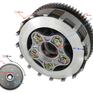 (HURT) Sprzęgło kompletne GT 125