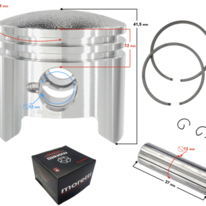 Tłok kompletny Pocket Bike 49cc/44mm-12mm