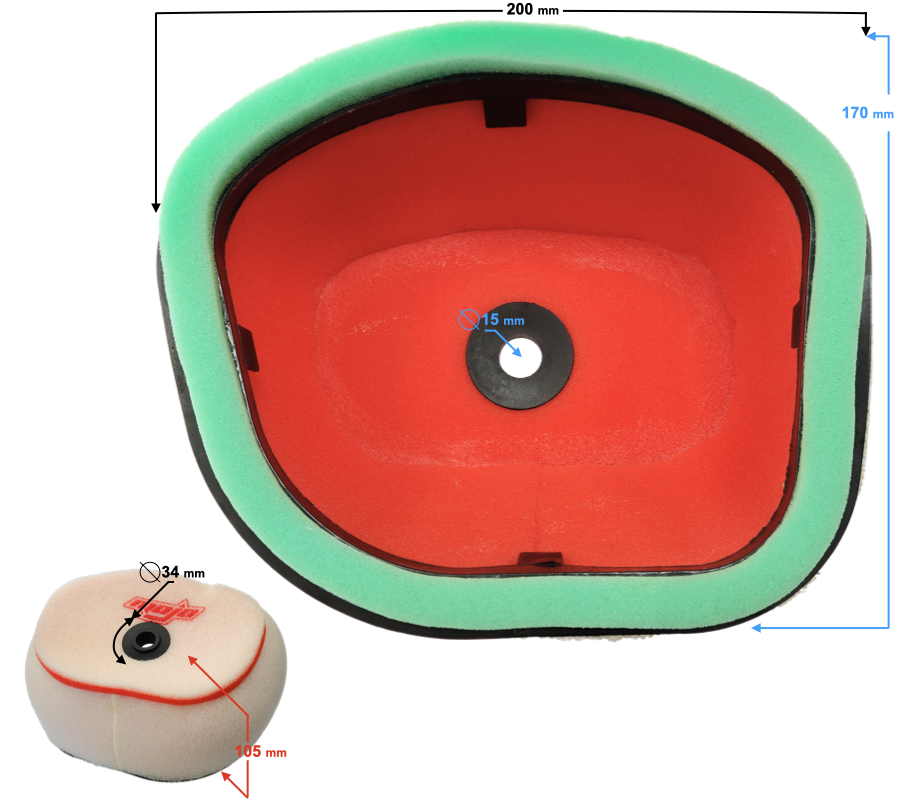(HURT) Wkład filtra powietrza NXT300