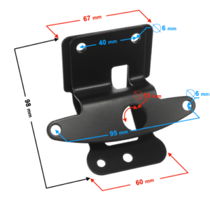 Wspornik lampy tył Cafe Racer
