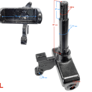 Zwrotnica lewy przód ATV Raptor 125