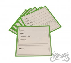 ETYKIETA DO UCHWYTU 15x15 cm 10 szt.