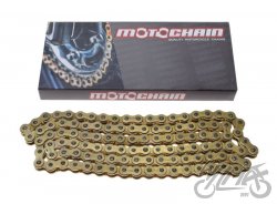 ŁAŃCUCH NAPĘDOWY 140 OGNIW 428H MOTOCHAIN ZŁOTY