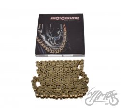 ŁAŃCUCH NAPĘDOWY 112 OGNIW 520X-R MOTOCHAIN ZŁOTY