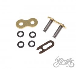 ZAPINKA ŁAŃCUCHA 520 X-RING ZŁOTA MOTOCHAIN