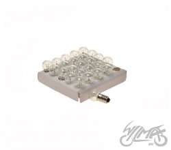 ŻARÓWKA ROWEROWA PRZÓD 6V 2,4W OPK 25 SZT