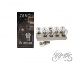 ŻARÓWKA 6V 15/15W BA15D ROMET 10 SZT BEZ EEC TAKO