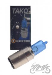 ŻARÓWKA 12V 35/35W H6 BA20D S. WHITE BEZ EEC TAKO