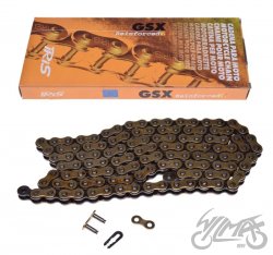 ŁAŃCUCH NAPĘDOWY IRIS 428 GSX 134L ZŁOTY