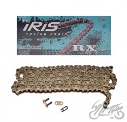 ŁAŃCUCH NAPĘDOWY IRIS 428 RX 130L ZŁOTY