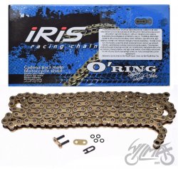 ŁAŃCUCH NAPĘDOWY IRIS 428 RX 136L ZŁOTY