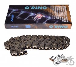 ŁAŃCUCH NAPĘDOWY IRIS 428 X-RING 134L ZŁOTY