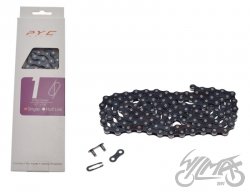 ŁAŃCUCH ROWEROWY 1 RZ. PYC P410 1/2” x 1/8” x 116L