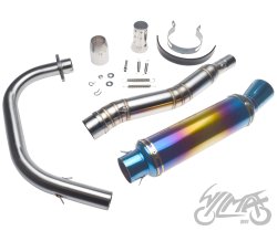 TŁUMIK DO ROMET ZETKA 125 CCM TUNING