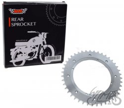 ZĘBATKA TYŁ 43z 428H WSK125 STARY TYP IMPORT