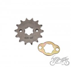 ZĘBATKA PRZÓD ZDAWCZA 14z 428 DO YAMAHA YBR 125
