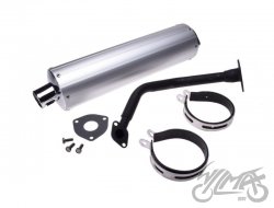 TŁUMIK + KOLANKO 125 GY6 4T
