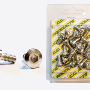 CC ŚRUBY TARCZY HAMULCOWEJ PRZÓD KAWASAKI KX/KXF (20SZT.) M6, PŁASKIE- IMBUS, 10,9HRC (1083-16) (CC PRODUCTS)