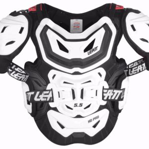 LEATT OSŁONA KLATKI PIERSIOWEJ (BUZER) CHEST PROTECTOR 5.5 PRO HD WHITE KOLOR BIAŁY ROZMIAR UNIWERSALNY