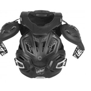 LEATT OSŁONA KLATKI PIERSIOWEJ Z OSŁONĄ SZYI / KARKU NECK BRACE MODEL FUSION VEST 3.0 BLACK KOLOR CZARNY ROZMIAR XXL (184-196 cm)