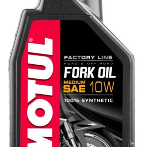 MOTUL OLEJ DO TELESKOPÓW / AMORTYZATORÓW / ZAWIESZENIA FORK OIL FACTORY LINE 10W MEDIUM (SYNTETYCZNY) 1L