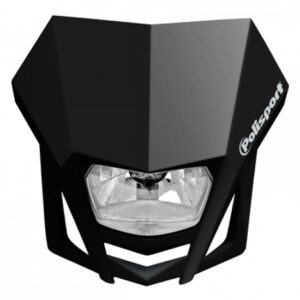 POLISPORT LAMPA PRZEDNIA MODEL LMX (ŻARÓWKA HALOGENOWA) KOLOR CZARNY
