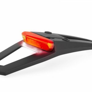 POLISPORT MOCOWANIE TABLICY REJESTRACYJNEJ Z LAMPĄ RSP LED 3.0 (CZERWONA) KOLOR CZARNY