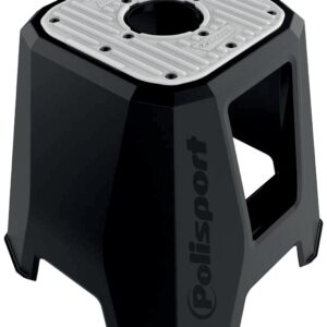 POLISPORT STOJAK POD MOTOCYKL (KRZESŁO) MODEL BASIC MAX OBCIĄŻENIE 250KG KOLOR CZARNY/SZARY