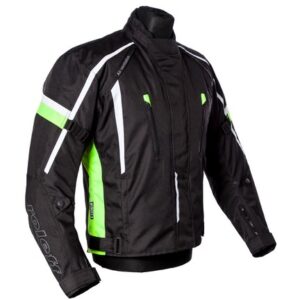ROLEFF WYPRZEDAŻ KURTKA TEKSTYLNA KRÓTKA Z MEMBRANĄ MODEL ANCONA KOLOR CZARNY/FLUO ROZMIAR S