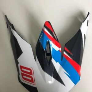 SHOT RACING WYPRZEDAŻ CZĘŚCI DASZEK (PEAK) DO KASKU FURIOUS SCORE BLACK/BLUE/RED KOLOR CZARNY/NIEBIESKI/CZERWONY